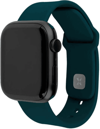 Fixed Sporty Silikon Rem Apple Watch 38/40/41mm Mørkegrønn