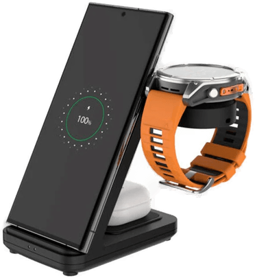 Fixed 3-in-1 Trådløs Ladestasjon for Garmin