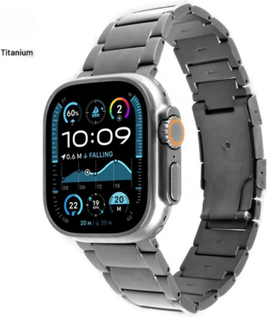 Fixed Titanium Rem til Apple Watch 42/44/45/46/49 mm