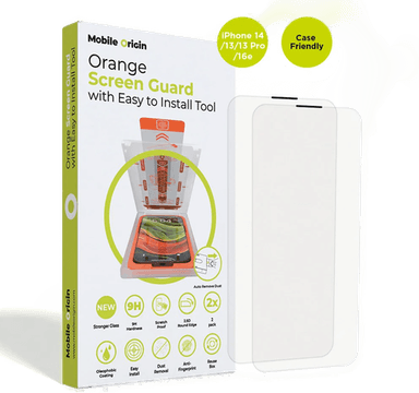 Mobile Origin Beskyttelsesglass iPhone 16e/14/13/13 Pro - 2 Pack