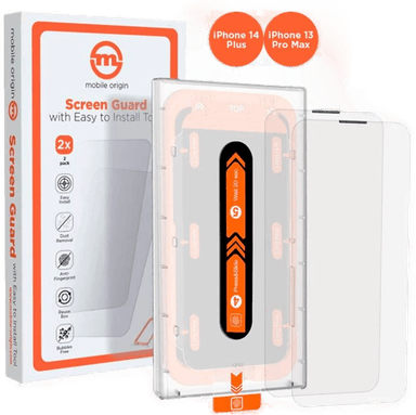 Mobile Origin Beskyttelsesglass iPhone 14 Plus / 13 Pro Max - 2 stk.