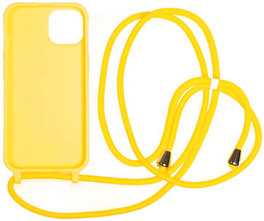 Mobile Origin Lanyard Case iPhone 14 Gul