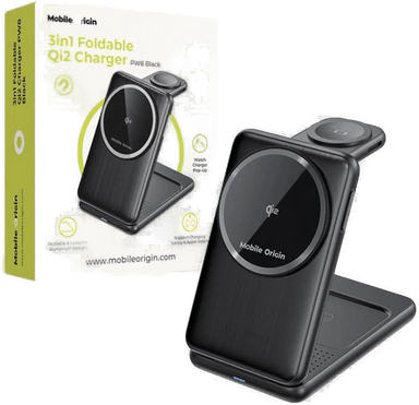 Mobile Origin 3-i-1 Qi2 Lader