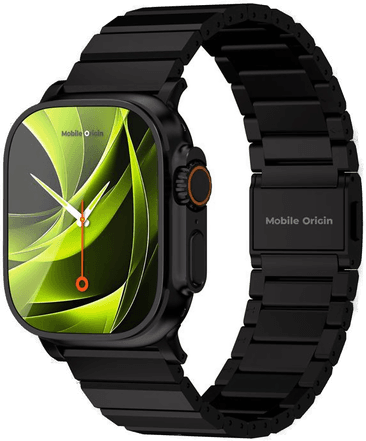Mobile Origin Modena Titan-reim - Svart - Apple Watch 49/46/45/44mm