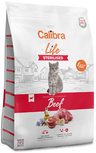 Calibra Cat Life Sterilisert Storfekjøtt 6 kg