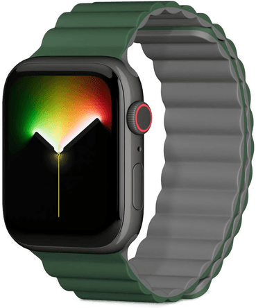 Epico Magnetisk Silikon Rem Grønn/Grå