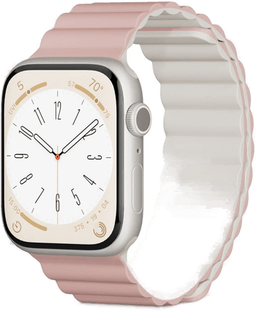 Epico Magnetisk Silikon Rem Rosa/Grå