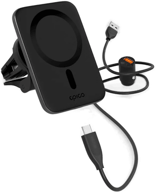 Epico Magnetisk Mobiltelefonholder med Trådløs Lading