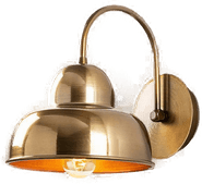 Opviq Vegglampe Berceste 180-A gull