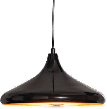 Opviq Berceste 207-S hengelampe Ø35cm svart/gull