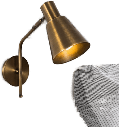 Opviq Vegglampe Sivani MR-663, gull antikk