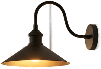 Royaltech Christer vegglampe, svart