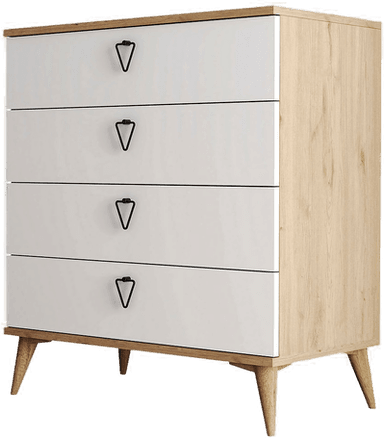 Hanah Home Kommode Versa Brun