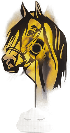 Opviq Vegglampe Horse, svart