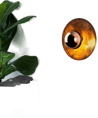 Opviq Vegglampe Kurt 13351, kobberfarget