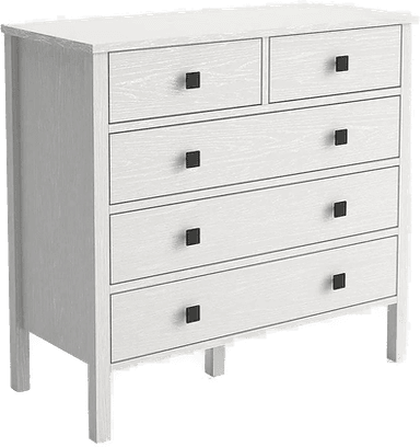 Hanah Home Kommode Riley Hvit