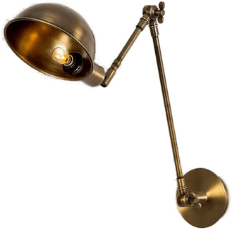 Opviq Vegglampe Sivani 6239, gammel messing