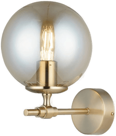 Lucea Portemo vegglampe, messingfarget