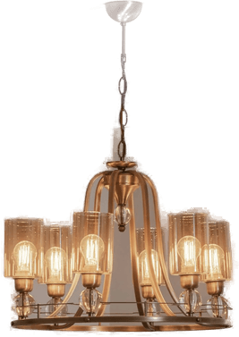 Avonni Jadina lysekrone, gull antikk, Ø 62 cm