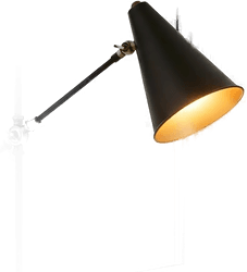 Avonni Nelu bordlampe, svart, 60 cm