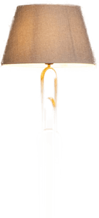 Avonni Lazar gulvlampe, grå/gull