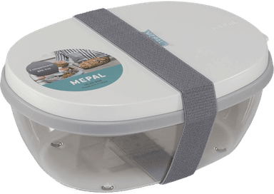 Mepal Ellipse Salatboks 600/1300 ml Hvit