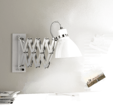 Steinhauer Kordian vegglampe, hvit