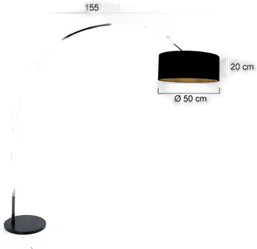 Steinhauer Bue-gulvlampe Sparkled Light 240 cm