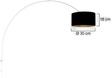 Steinhauer Vegglampe Sparkled Light 175 cm