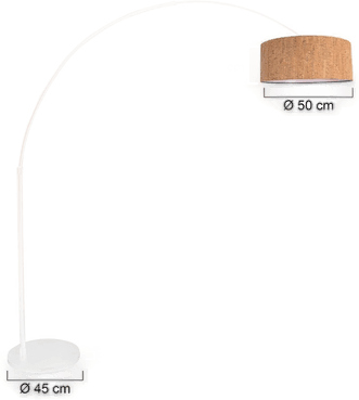 Steinhauer Bue-gulvlampe Sparkled Light 240 cm
