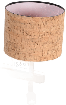 Steinhauer Vegglampe Stang, svart/brun