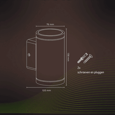 Calex Smart utendørs downlight RGB