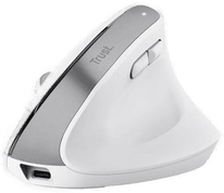 Trust Bayo+ Vertical Mouse Hvit