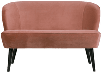 Woood Serra Fløyelssofa Rosa