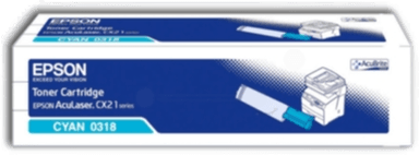 Epson Tonerkassett cyan S050318
