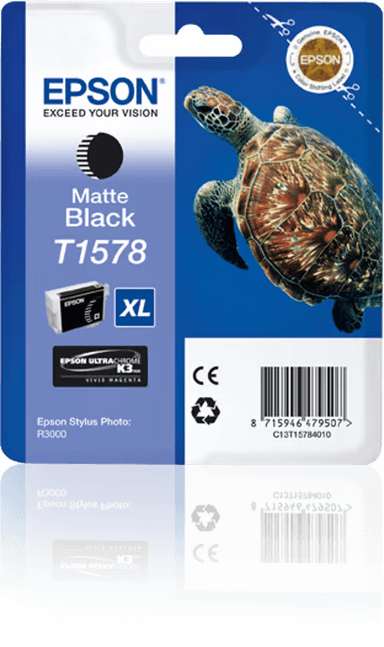 Epson T1578XL Blekkpatron Matt Svart