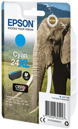 Epson 24XL Blekk Cyan