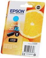 Epson 33XL Claria Premium Cyan Blekk