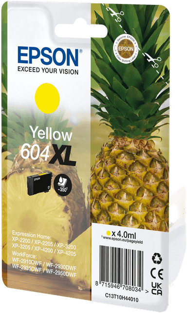 Epson 604XL Blekkpatron Gul