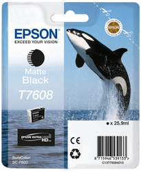 Epson UltraChrome HD T76084N10 Matte Black