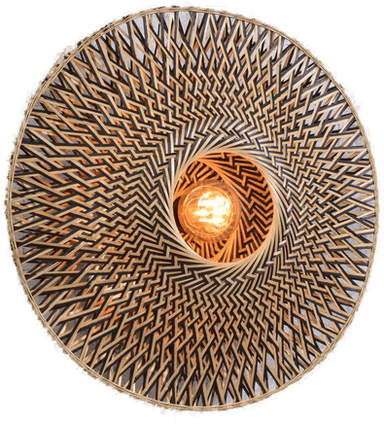 Good & Mojo Bali vegglampe Ø 60 cm
