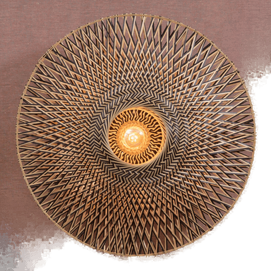 Good & Mojo Bali vegglampe Ø 87 cm