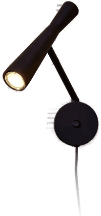 It S About Romi Bordeaux vegglampe, svart