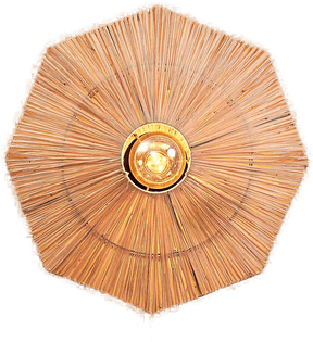 Good & Mojo Panama vegglampe Ø 45 cm