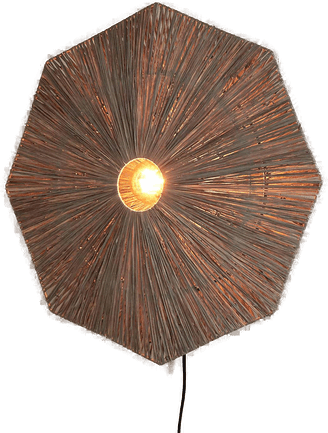 Good & Mojo vegglampe Panama, mørkegrå