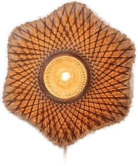 Good & Mojo vegglampe Madura, brun