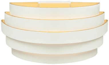 Highlight Scudo vegglampe, hvit, 25 cm