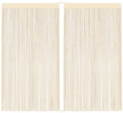 Vidaxl Trådgardiner 140x250 cm 2 stk