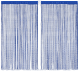 Vidaxl Trådgardiner 140x250 cm blå