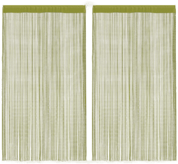 Vidaxl Trådgardiner 100x250 cm grønn